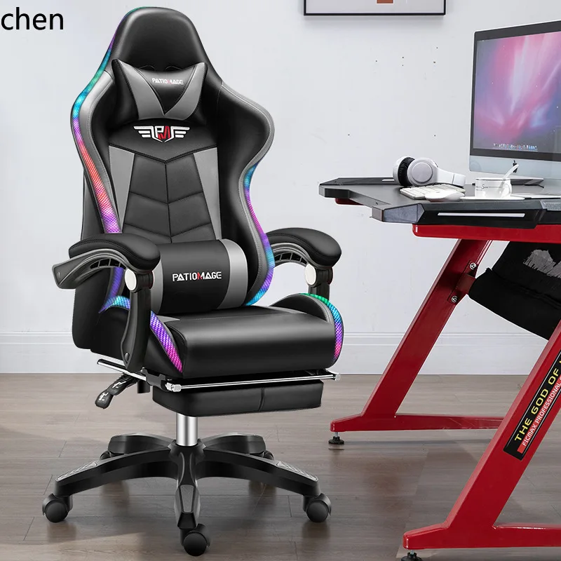 CZ Gaming Computer Chair Home Office Chair Internet Cafe Gaming Chair Reclining for Lunch Breaks