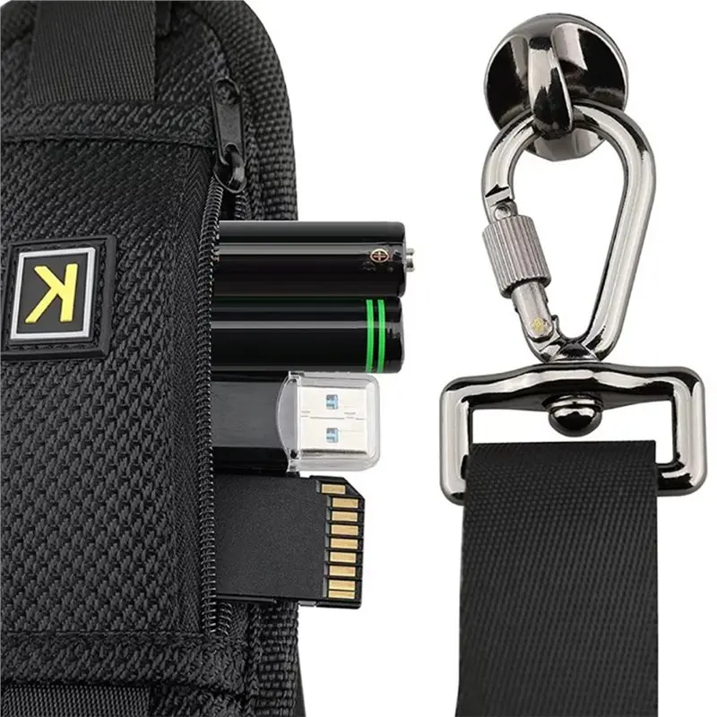 2025 New-For Sony Nikon Canon Adjustable Camera Strap With Quick Release Safety Tether Pouch For DSLR SLR Camera Shoulder Strap