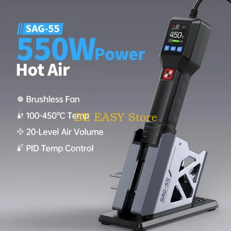 e28f-sag55-550w-with-stand-heater-for-bga-rework-lcd-digital-blower-soldering