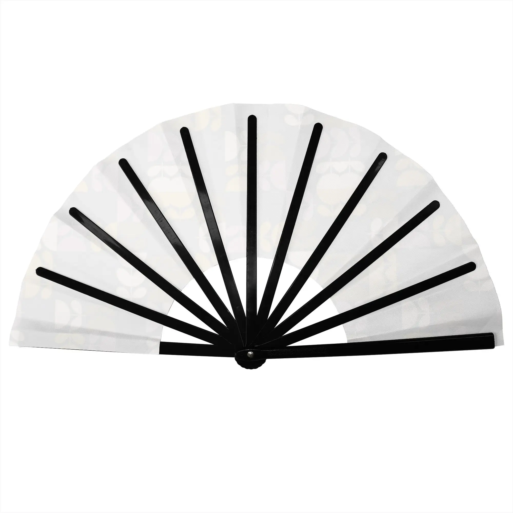 Orla Kiely Multi Stem Folding Hand Fan Personalized Abstract Scandinavian Floral Polyester Fabric Fan Accessory Decorative Fans
