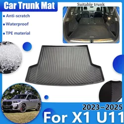 Fit For BMW X1 U11 U12 2023 2024 2025 iX1 Car TPE Trunk Floor Mats Cargo Pad Carpet Scratch Resistant Interior Auto Accessories