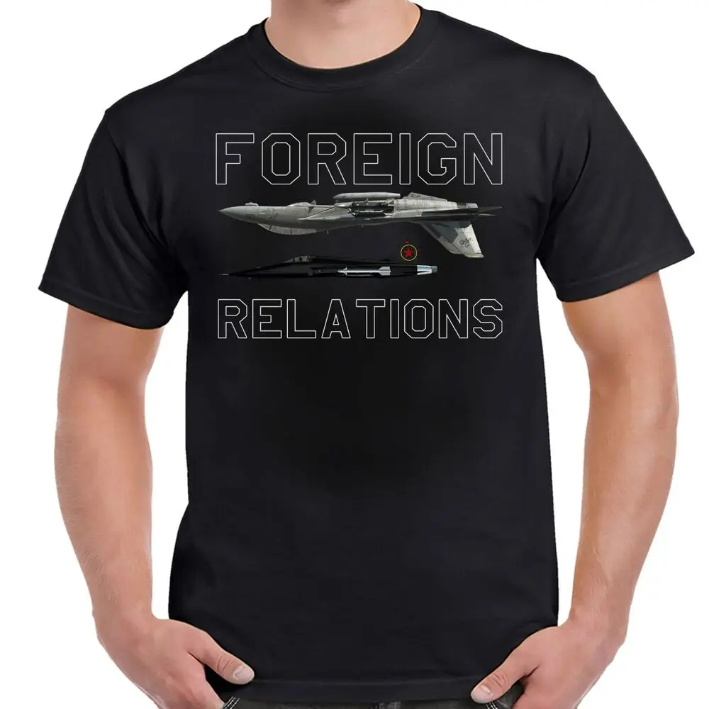 Foreign Relations T-Shirt Y2K tops Unisex Summer Short Sleeve