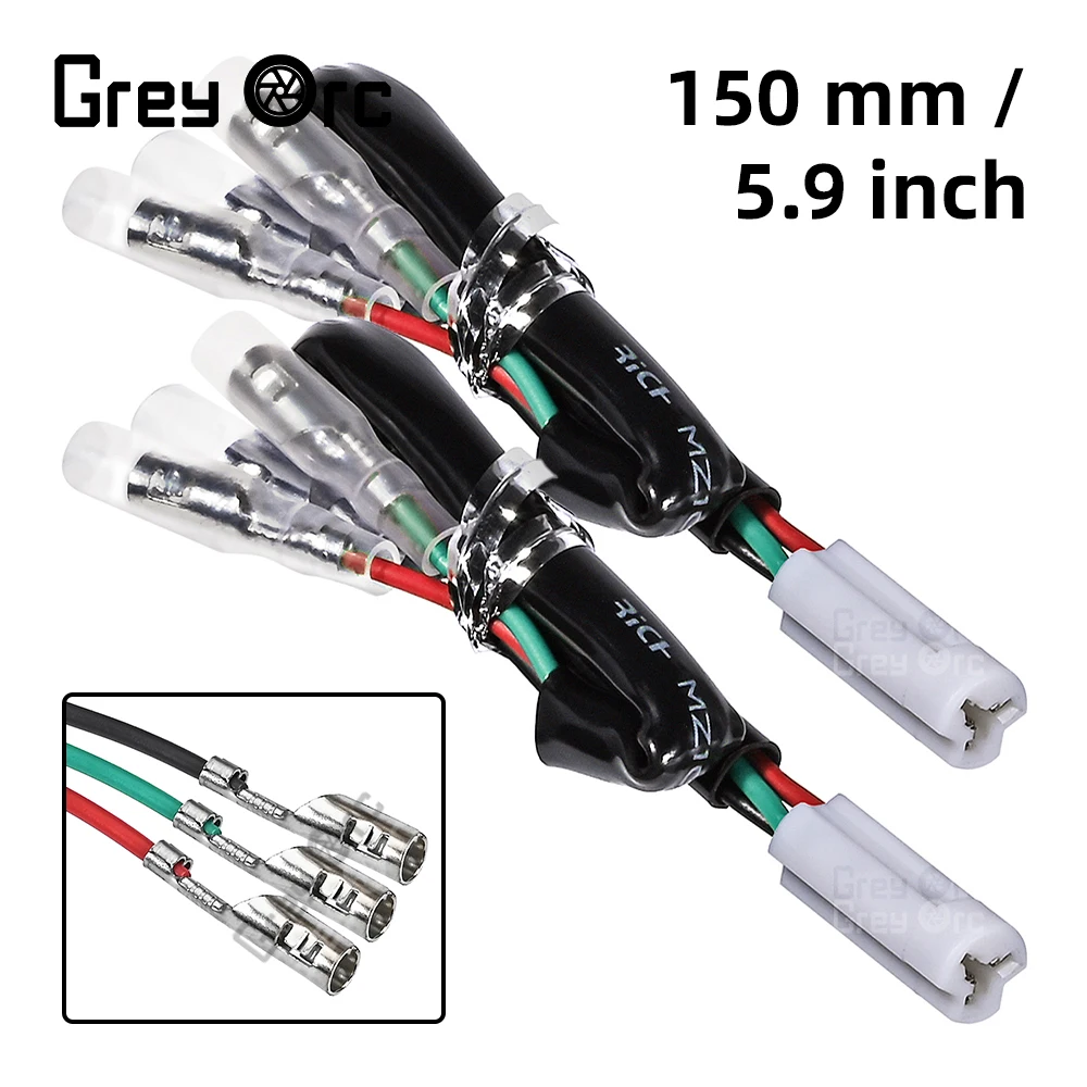 License Plate Light Cable Plug Connector Wire Adapter For YAMAHA MT07 MT09 Tracer 900/9/GT 9GT+ Tenere 700 XTZ700 XSR YZF R7
