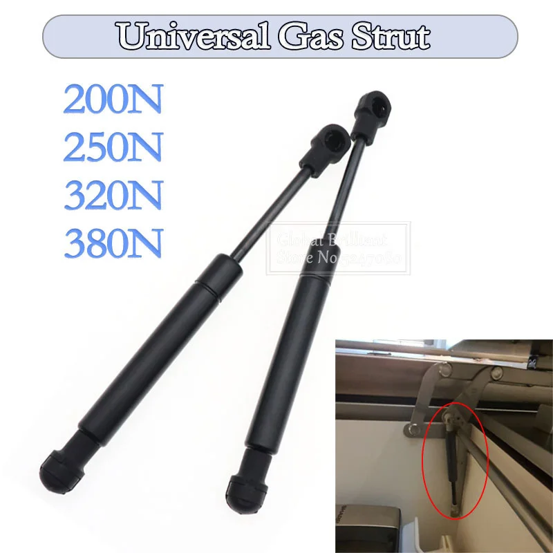 2pcs 195mm Universal Gas Spring Lift Supports Struts For Car Boat Caravans Car Gas Strut Bars Hood Rod Shock  200/250/320/380N