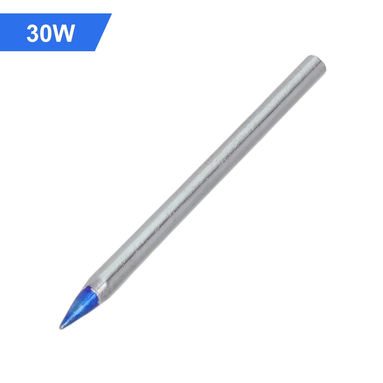 External Heat Soldering Iron Tips Blue Pointed Shape Copper Material 30W 40W 60W 80W 100W 150W Compatibility Confirmed