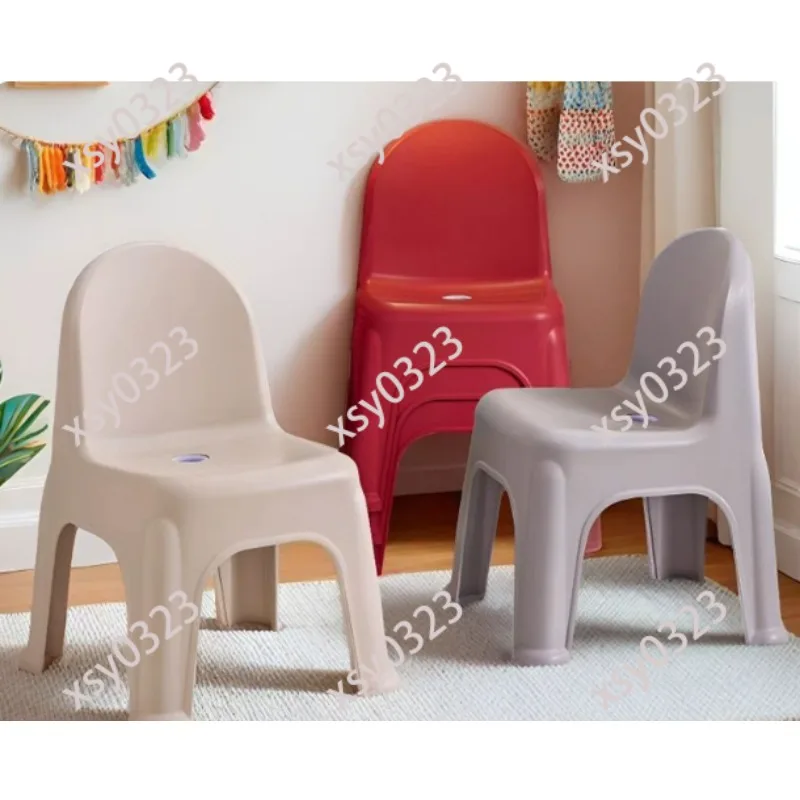 Non-slip Small Stool, Portable Low Chair for Home, Kindergarten, Bathroom and Entryway