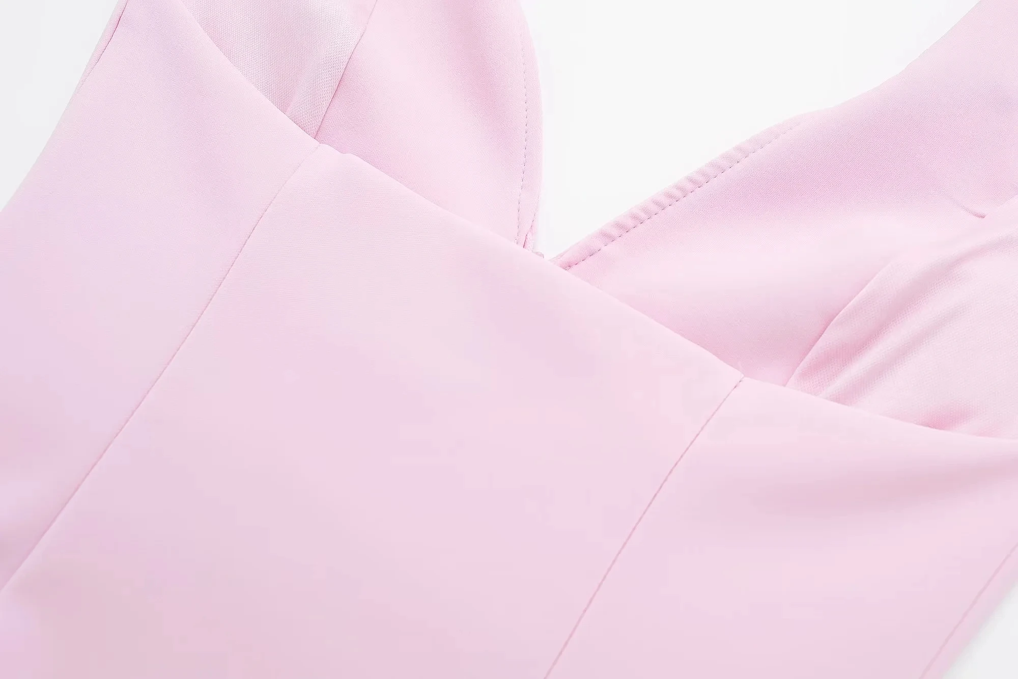 HH Damen-Set, lässige Röcke, Shorts, schickes Neckholder-Hemd, rückenfreies Top und Shorts, süßes rosa Sommer-Sexy-Shorts-Sets – Detail 9