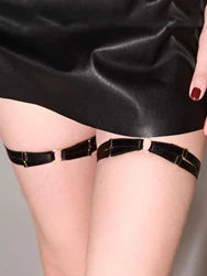 Sexy Women Fashion Elastic Adjustable Leg Loops Harajuku Gothic Suspenders Leg Accessories Daily Party Costume Accessories