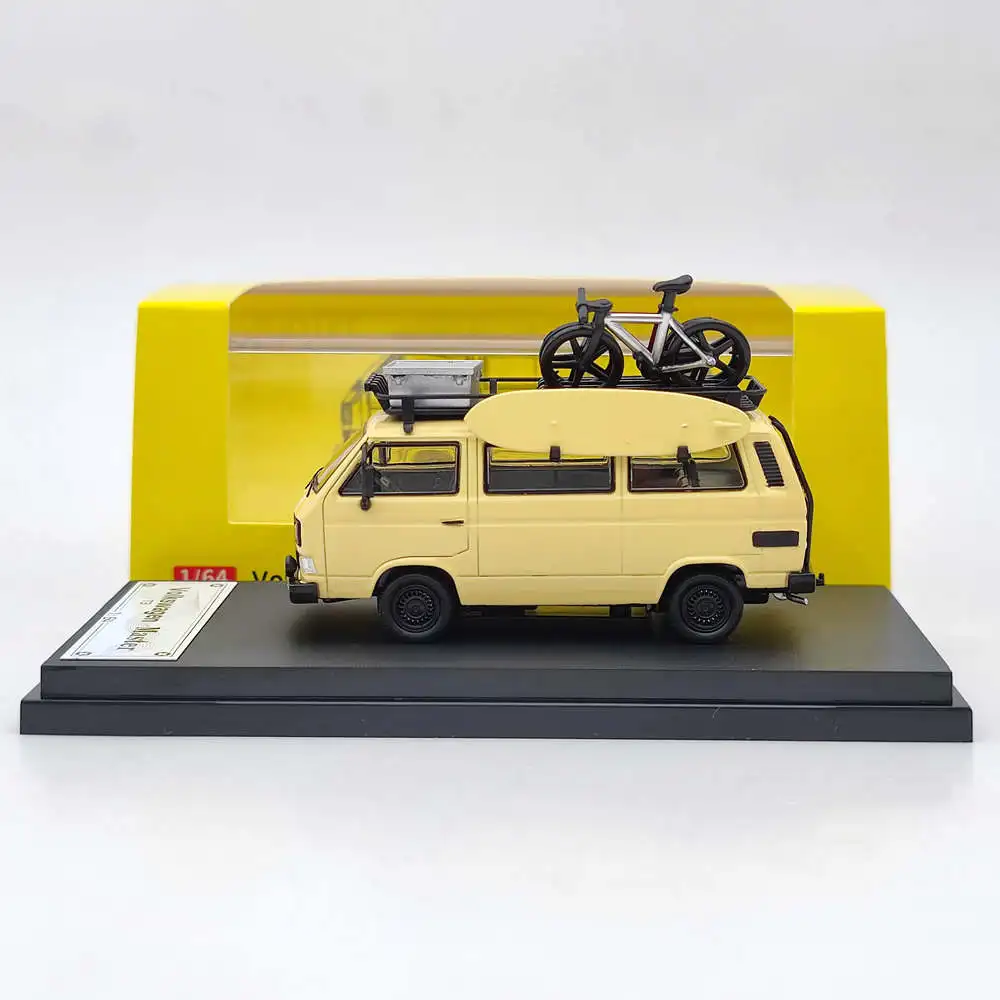 Master 1/64 Scale B32&T3 Multivan 1985 Van With Accessories Diecast Toys Car Models Miniature Hobby Exquisite Gifts