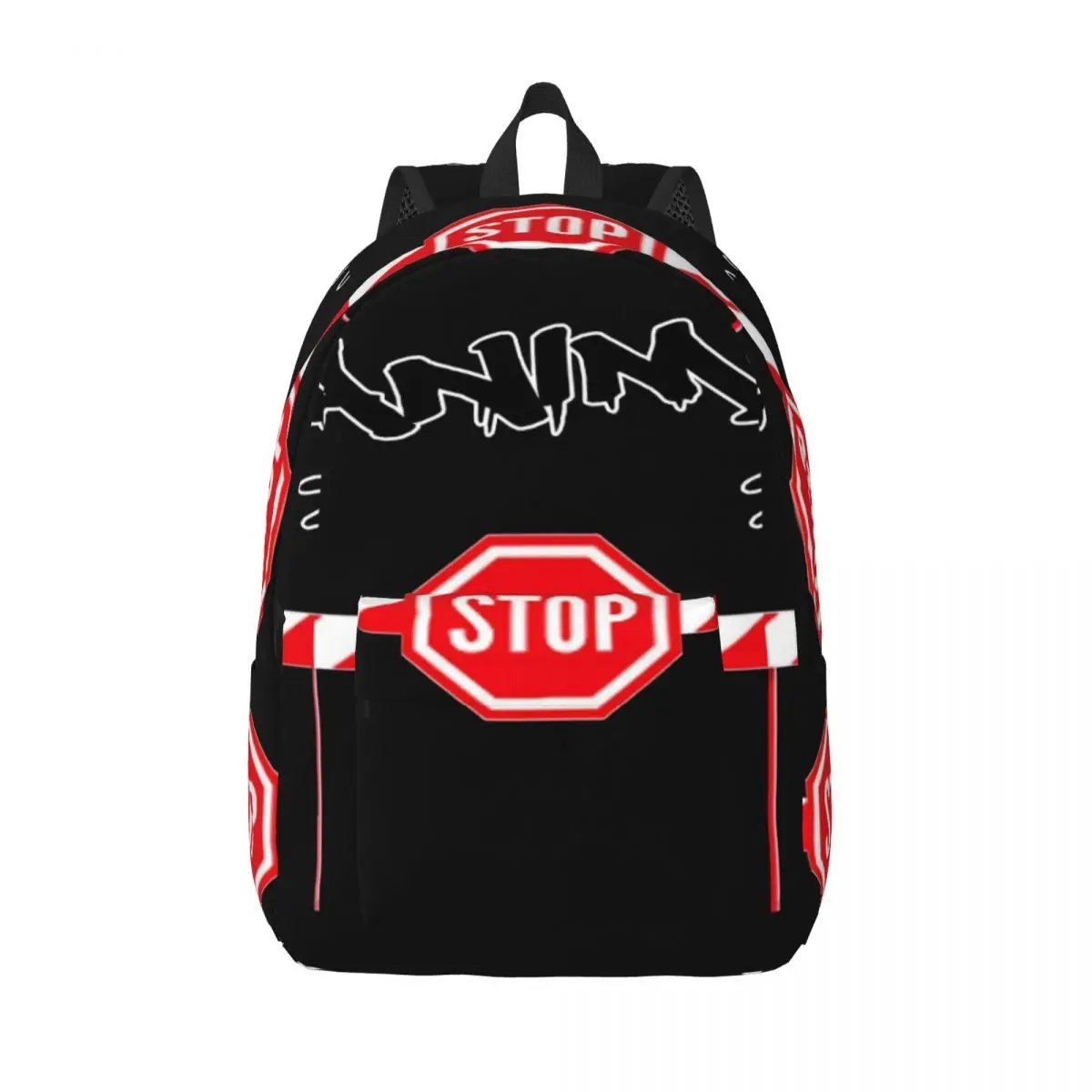 

Anime Warning Signs Simple and Stylish Backpack Canvas Backpack Men's backpack