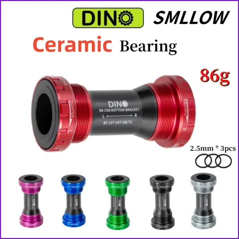 전체 세라믹 베어링 BB 쉘 68mm 73mm 하단 브래킷 22/24mm X5 XTR X0 R8000에 적용 가능