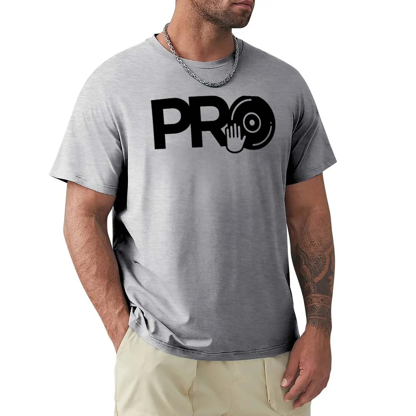 

Pro DJ T-Shirt plain oversized boys whites mens vintage t shirts