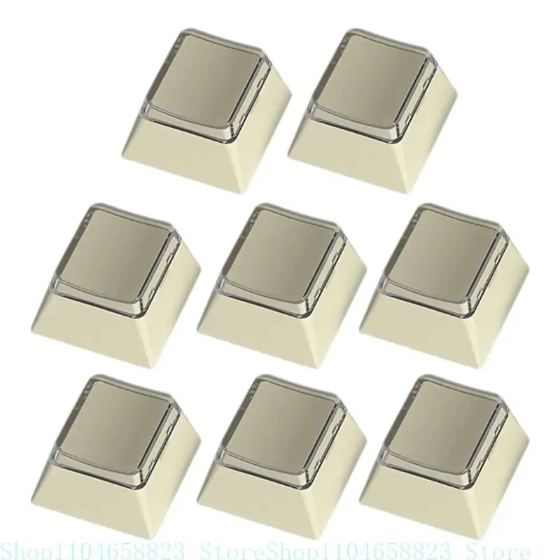 Original Height Blank Keycaps 8Pcs/Set For Mechanical Keyboards For Office Use Gaming and Keyboard Projects