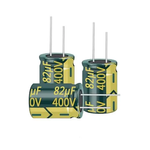 

10Pcs 400V 82UF Capacitor 18X25MM(0.7X0.98in) High Frequency Aluminum Electrolytic Capacitors for TV, LCD Monitor, Game