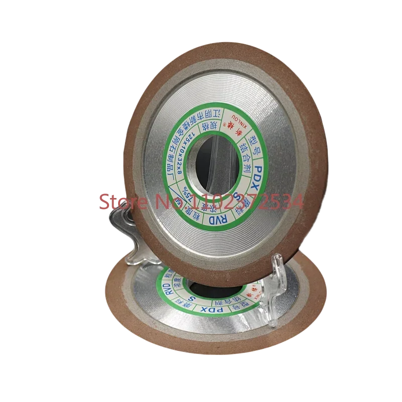 

Diamond single bevel grinding wheel PDX125 * 10 * 32 * 8 resin grinding wheel grinding alloy saw blade milling cutter