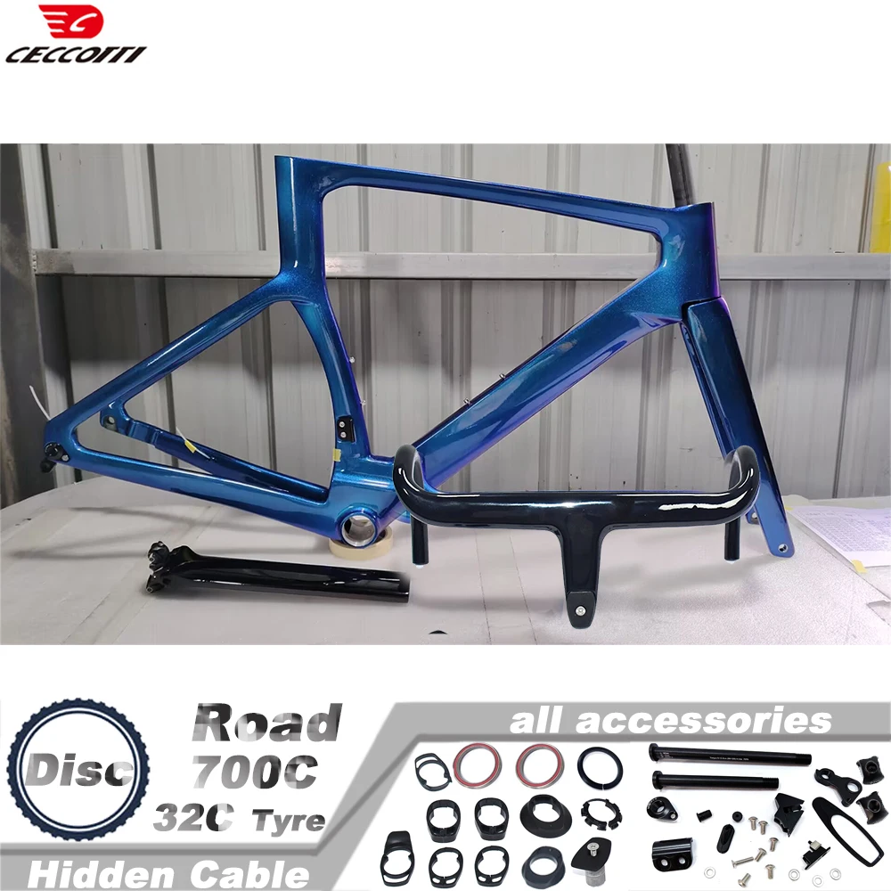 CECCOTTI RF26モデル カメレオンカラー ロードバイクフレーム T47BB