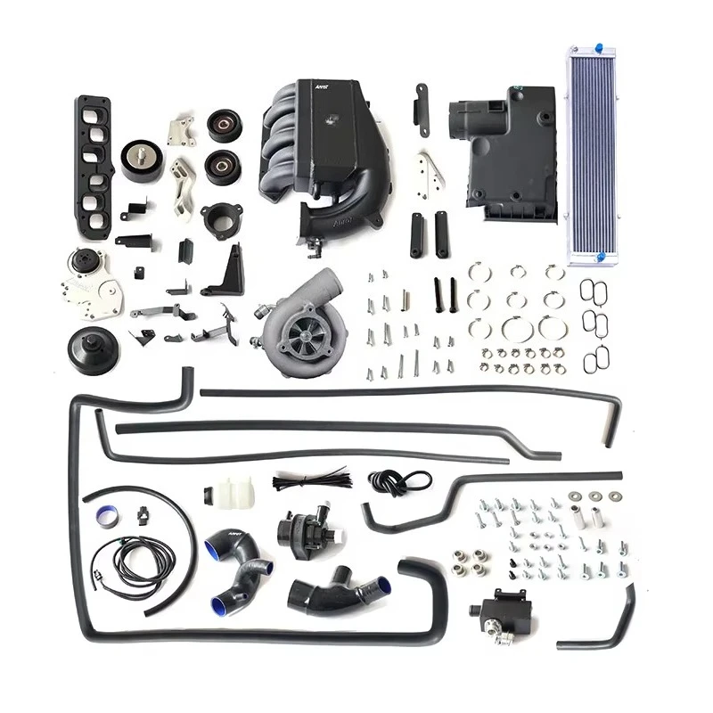 New Gts-8555 Belt Driven Supercharger Kit Twin Screw Supercharger Kit for for