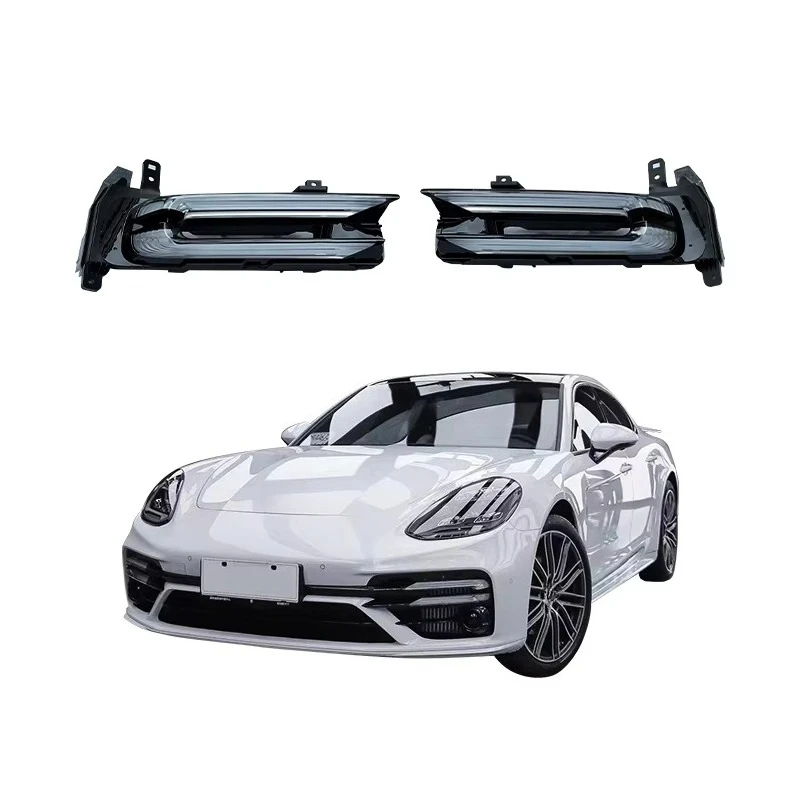 New Condition 2017-2023 For Porsche Panamera TurboS Front Bumper With Turn Signals And Daytime Running Lights Performance Parts
