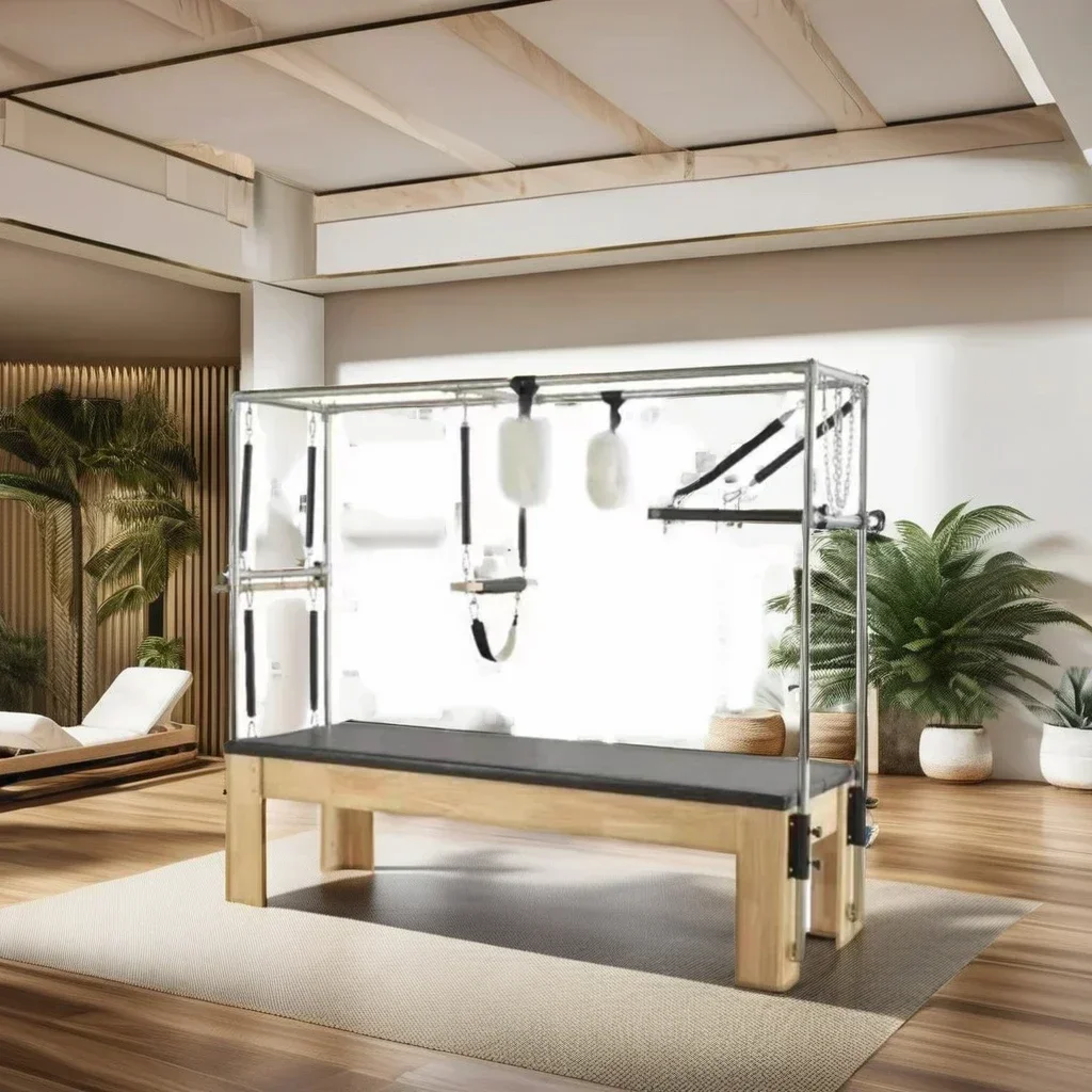 

Quality worry free Cadillac Tower Equipment Set Aluminum Pilates Reformer Machine For Body Building And Yoga Use