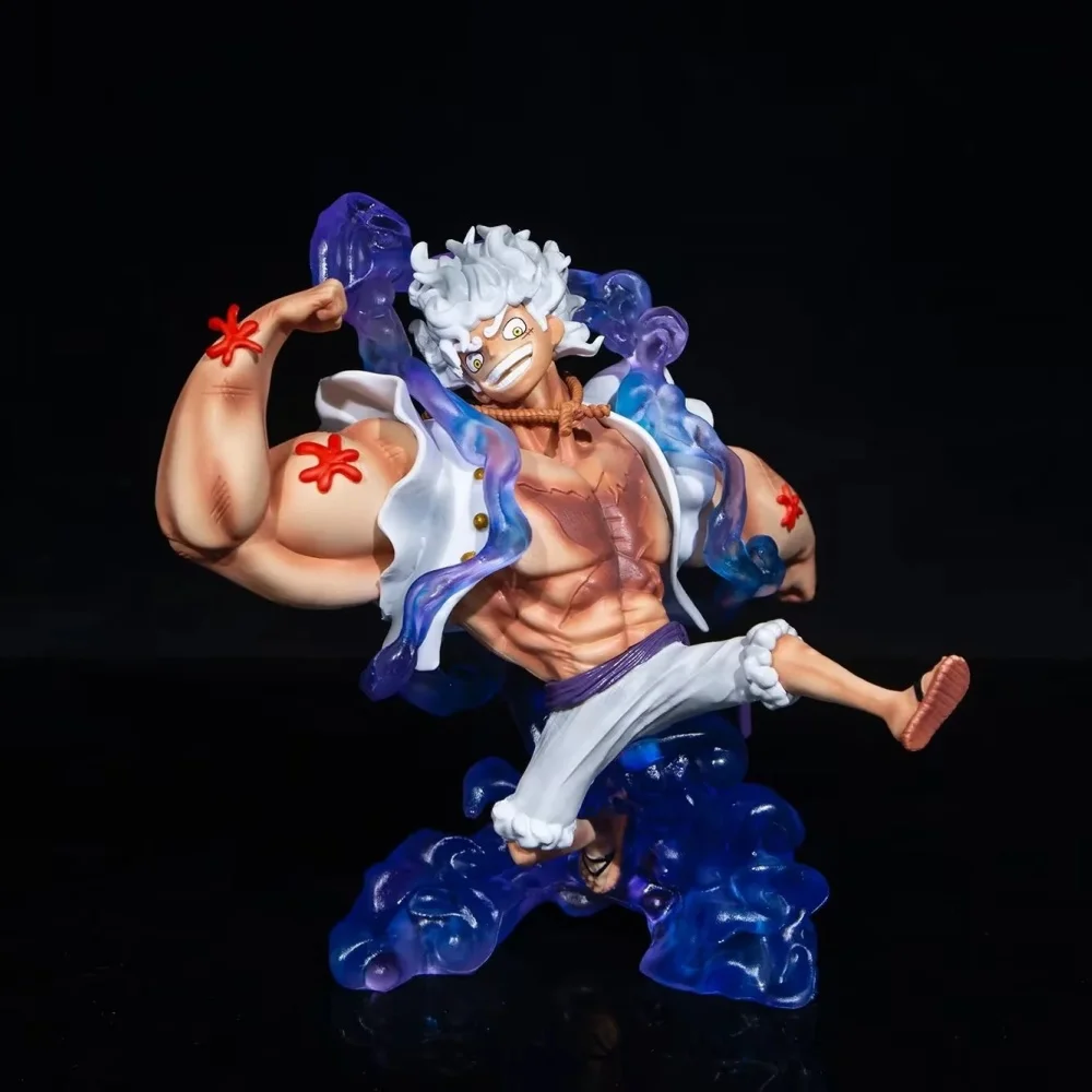 Figura de Acción Coleccionable de PVC de Monkey·D·Luffy, Dios del Sol, Nikka, Hércules Quinta Marcha, del Anime One Piece, 19CM