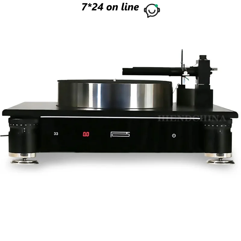 FFYX جديد T203 مشغل تسجيلات فينيل عائم بالهواء معيار MINI MA11 موتور LP مشغل القرص الدوار