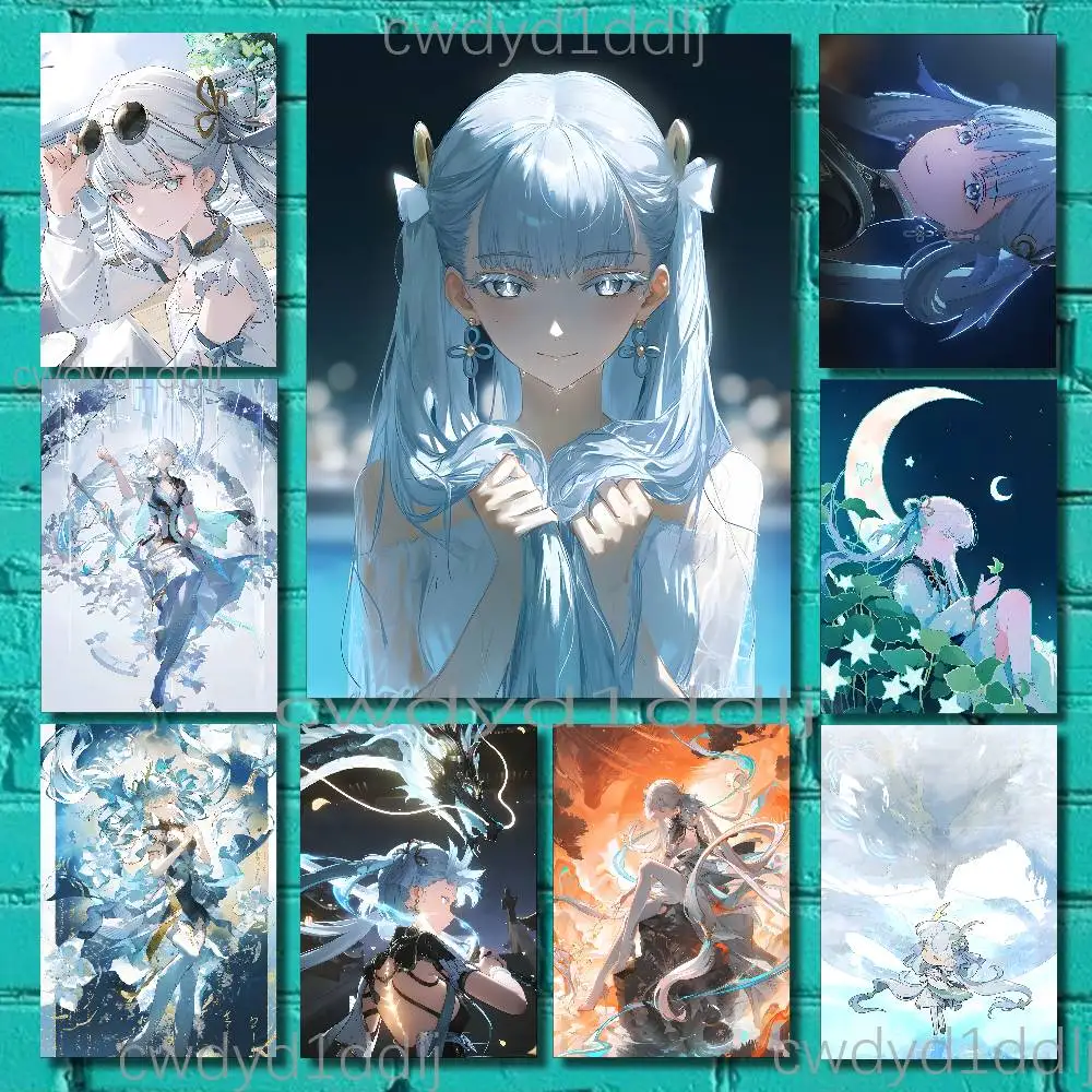 

Jinhsi W-Wuthering Waves Poster For Gift Wall Art Decoration Painting Office Decoration Frameless Waterproof