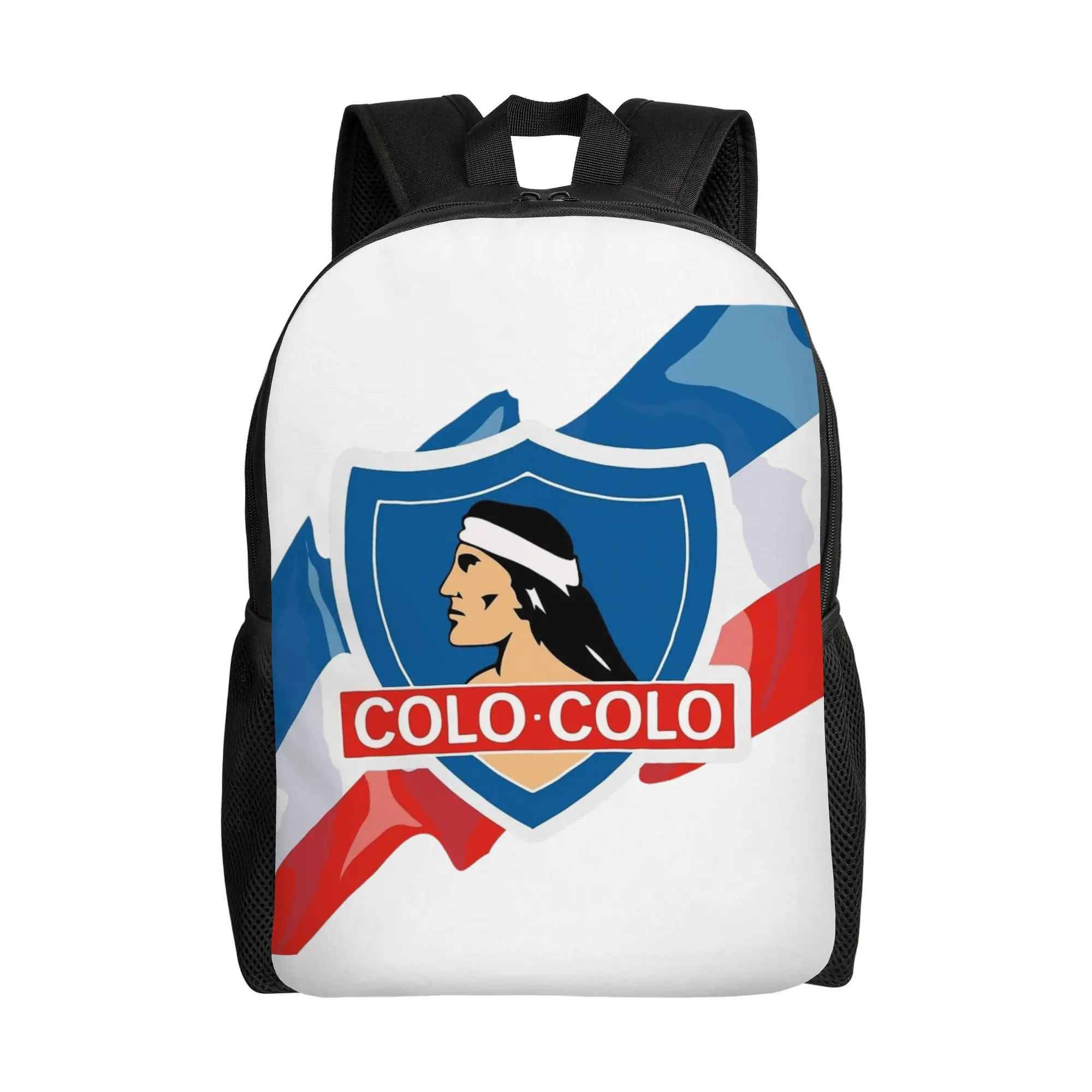 

Social Y Deportivo Colo-Colo Backpack for Men Women Teenage Student Hiking Travel Daypack Football Club Laptop Canvas Bags Gift