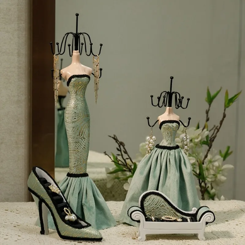 عرض المجوهرات عرض موقف كبير حلقة القرط تخزين الرف سيدة المجوهرات المنظم الرف المعارض سوار قلادة حامل