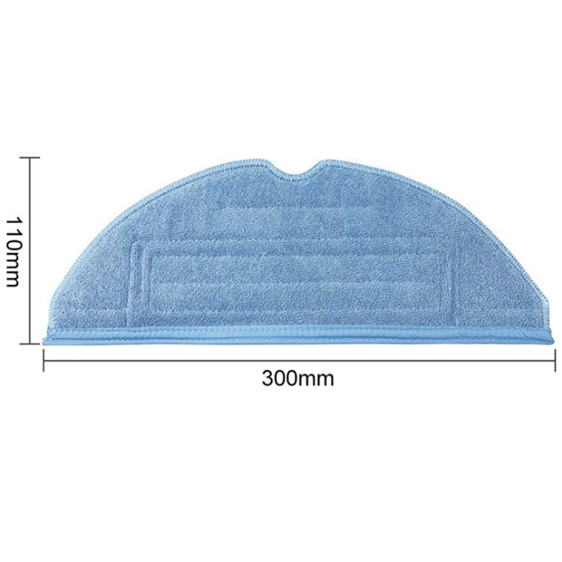 Mop Pad para Xiaomi Roborock Aspirador, Mop Rags, Peças de Panos, S7, S70, S75, S7Max, S7MaxV, T7S, T7S Plus, 8Pcs