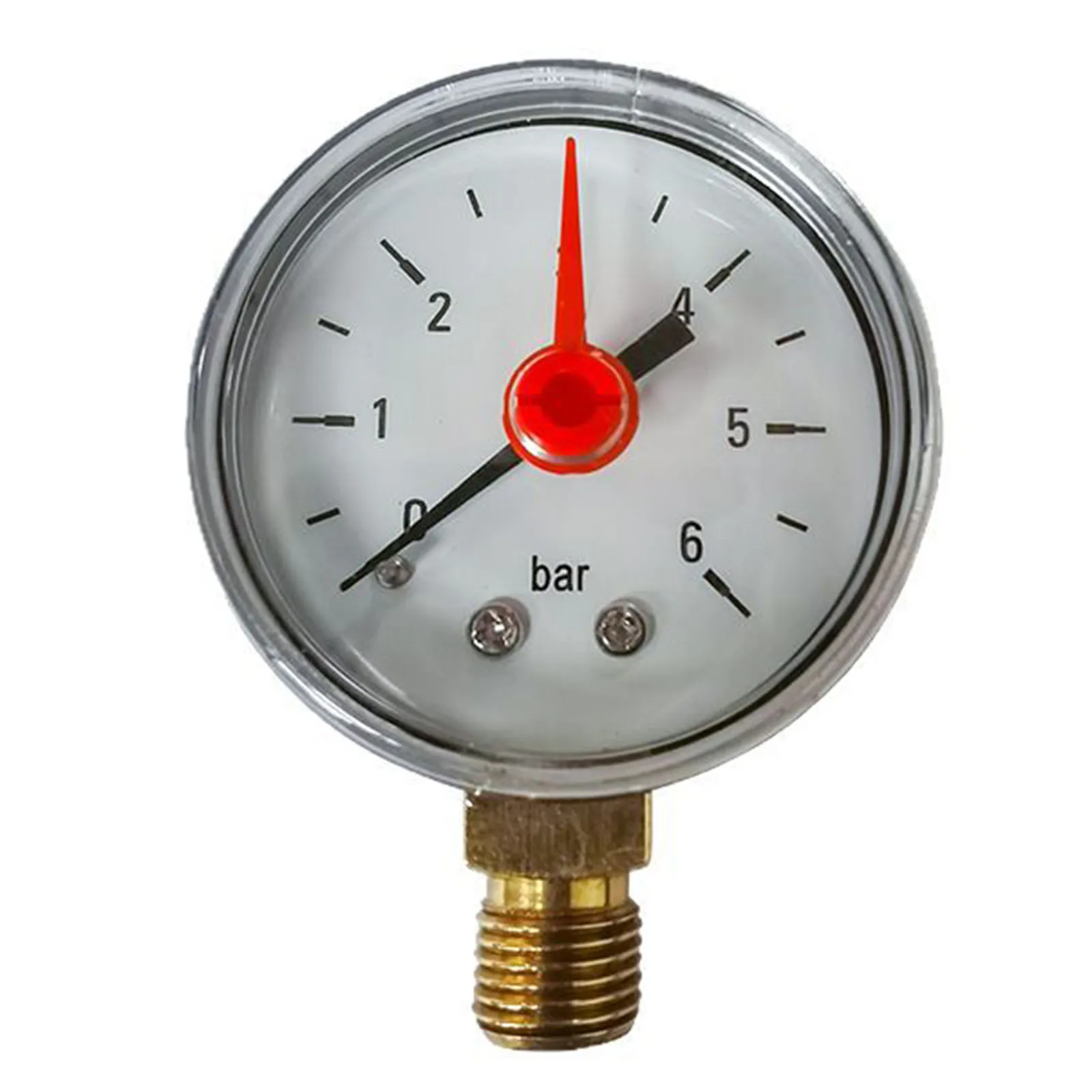 Y50 Pressure Gauge G1/4 0-6 Bar For Water Oil Air 50mm Radial Connection Manometer With Copper Sensor