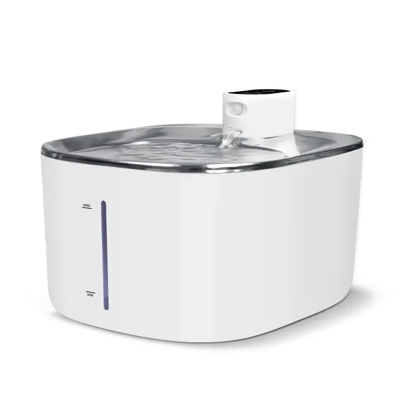 Smart Wireless Cat Water Fountain Automatic Pet Drinking Dispenser Large Capacity Battery Operated Circulation System for