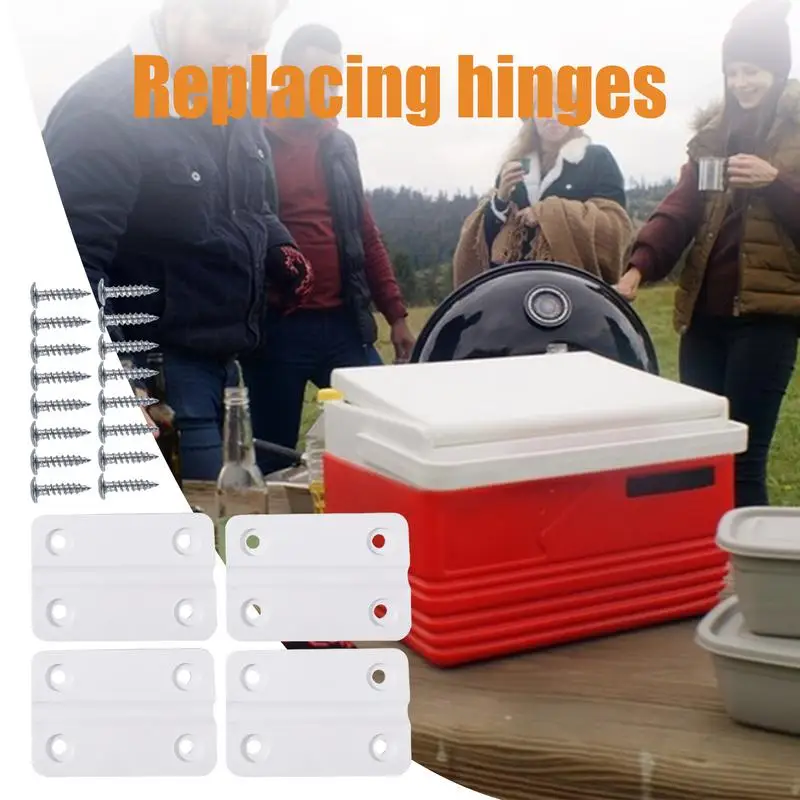 Cooler Hinges Mounting Screws & Ice Chest Hinges Accessories Cooler Hinges Parts For Ice Chest Sturdy Cooler Replacement Hinges