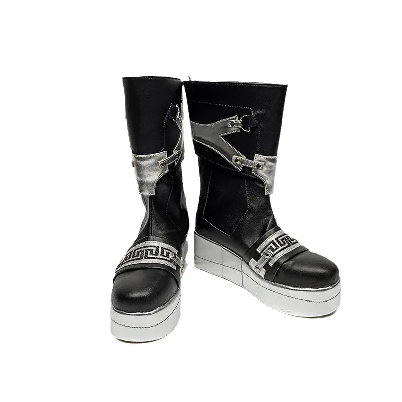 

Аниме Vtuber Hololive Yugo Asuma Сапоги для косплея Обувь Аксессуары для Хэллоуина Custom Madev;6,a'3.k;8,