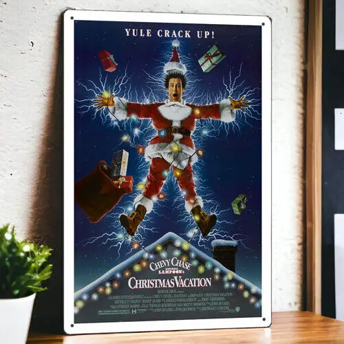 National Lampoon's Christmas Vacation 1989 Metal Movie Poster Tin Sign 8