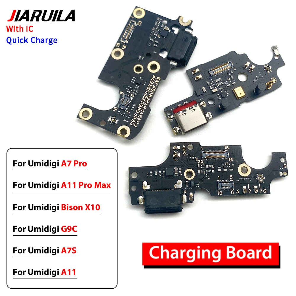 Micro cargador USB, puerto de carga, placa conectora flexible para Umidingi A7 Pro A7S A9 A11 Pro Max Bison Pro G9 5G G9A G9C G9T Power 5