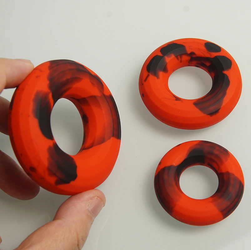 Anillo de silicona líquida para pene, anillo para pene con retardo de eyaculación, Juguetes sexuales para hombres, Bondage para el escroto del testículo, anillos de bloqueo para senos