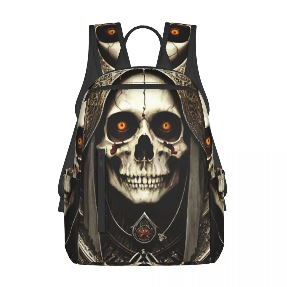 

Santa Muerte Saint Death Goth Mexican Muertos Skull Backpack Daypack Children BookBag School Bag Shoulder Bags for Men Women