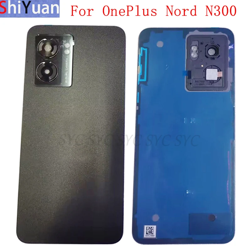 

Крышка батарейного отсека для задней панели телефона OnePlus Nord N300, задняя крышка с объективом камеры, запасные части