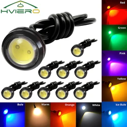 10X18mm 9W DC 12V Richtingaanwijzer Eagle Eye Light COB Dagrijverlichting DRL Auto motorfiets Reverse Backup Parkeerrem Lamp Dag Mist