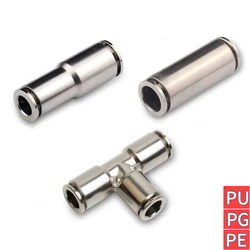 PU PG PE Brass Metal Pneumatic Quick Coupling  4 6 8 10 12mm Apply Air Compressor Hose High Pressure Connector High temperature