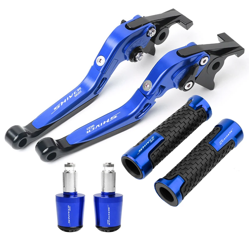 For APRILIA SHIVER 900 2017 2018 2019 2020 Motorcycle Accessories Adjustable CNC Brake Clutch Levers Handlebar Hand Grips Ends