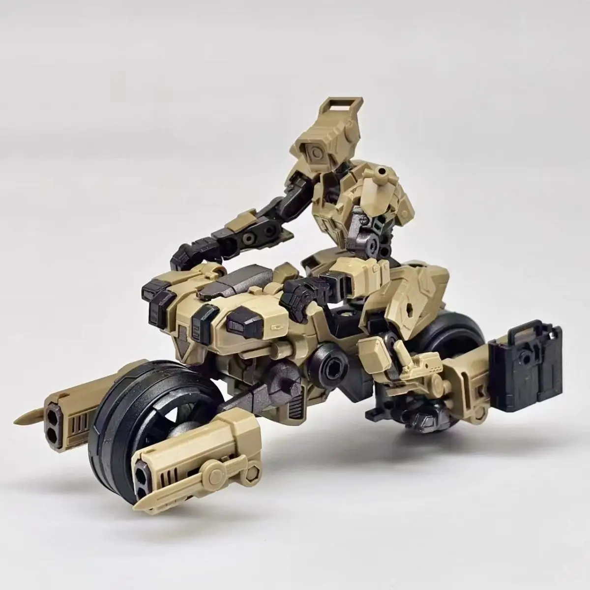 Transformando motocicletas cavalaria voadora modelo 1:24 montar mecha esqueletos super móveis anime figura de ação meninos brinquedo presentes