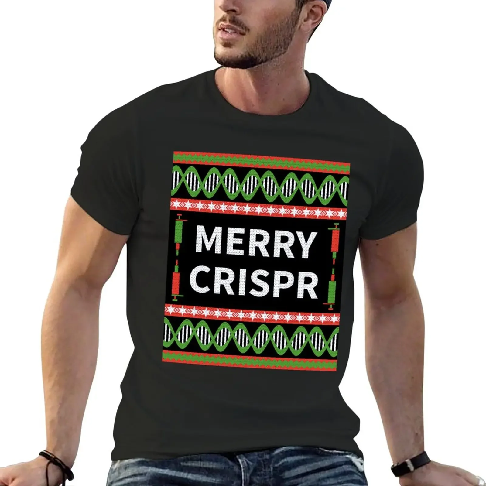 

Merry CRISPR T-Shirt kawaii clothes summer top anime mens vintage t shirts