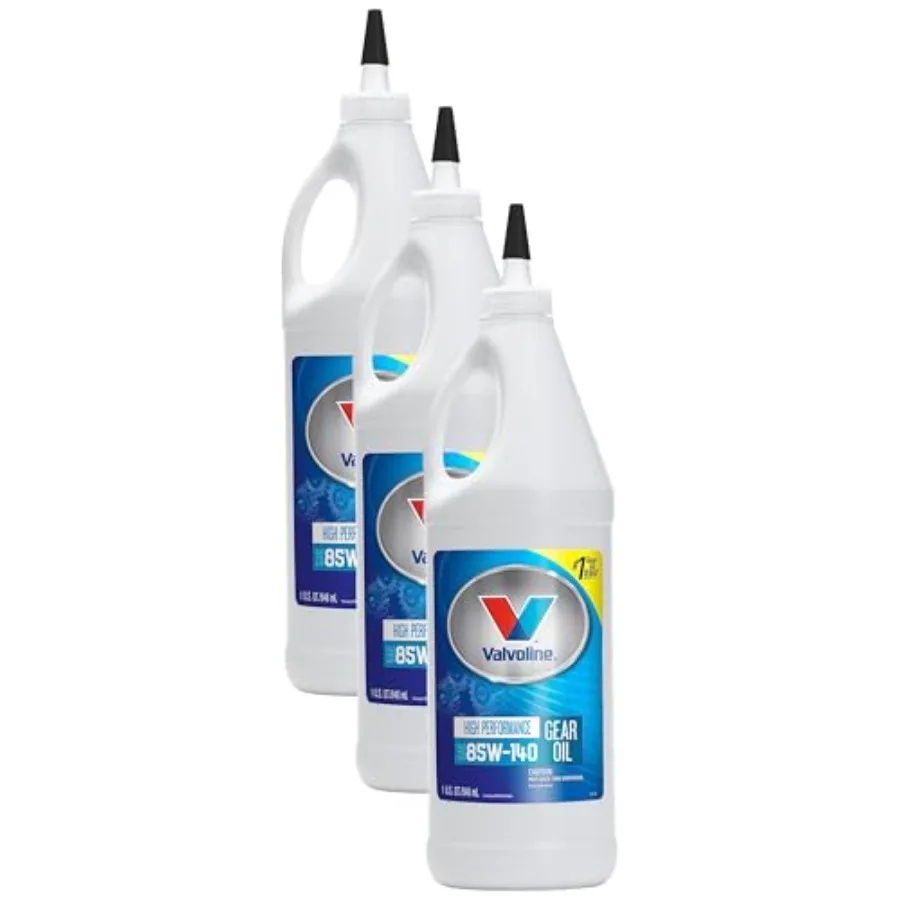 

High Performance SAE 85W-140 Gear Oil 1 QT Pack of 3