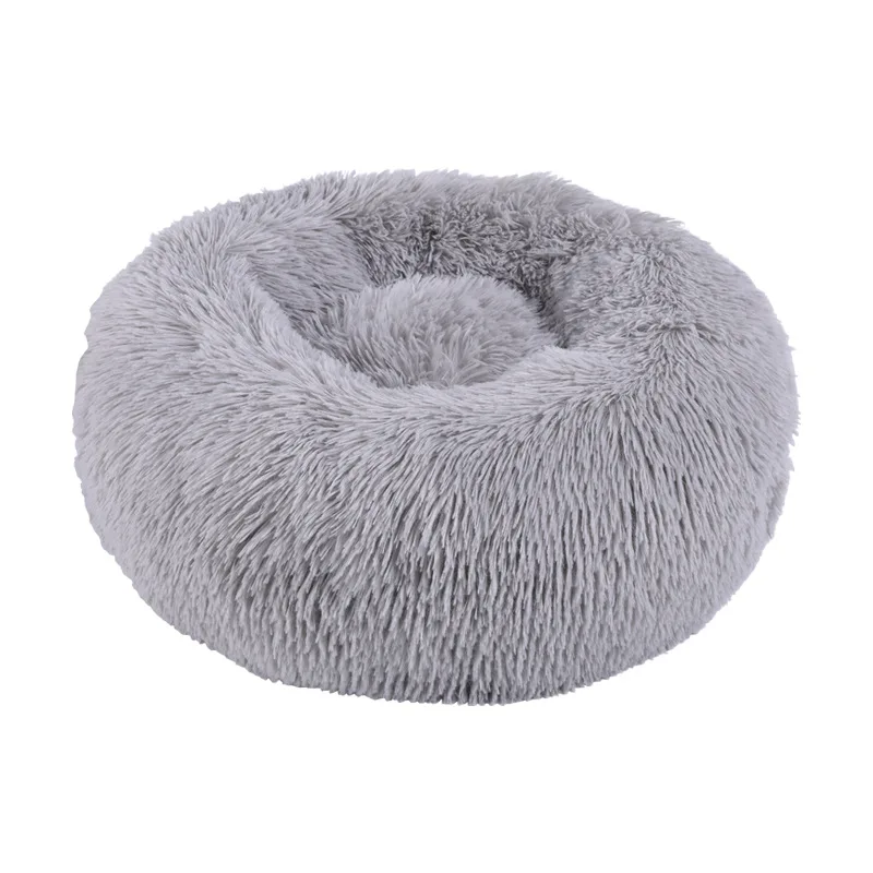 60cmPet Dog Bed Comfortable Donut Cuddler Round Dog Kennel Ultra Soft Washable Dog and Cat Cushion Bed Winter Warm Sofa hot sell