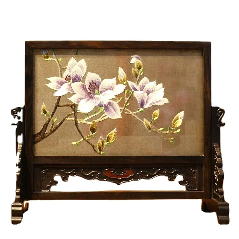 Hot selling traditional crafts retro Suzhou embroidery handmade decorative ornaments