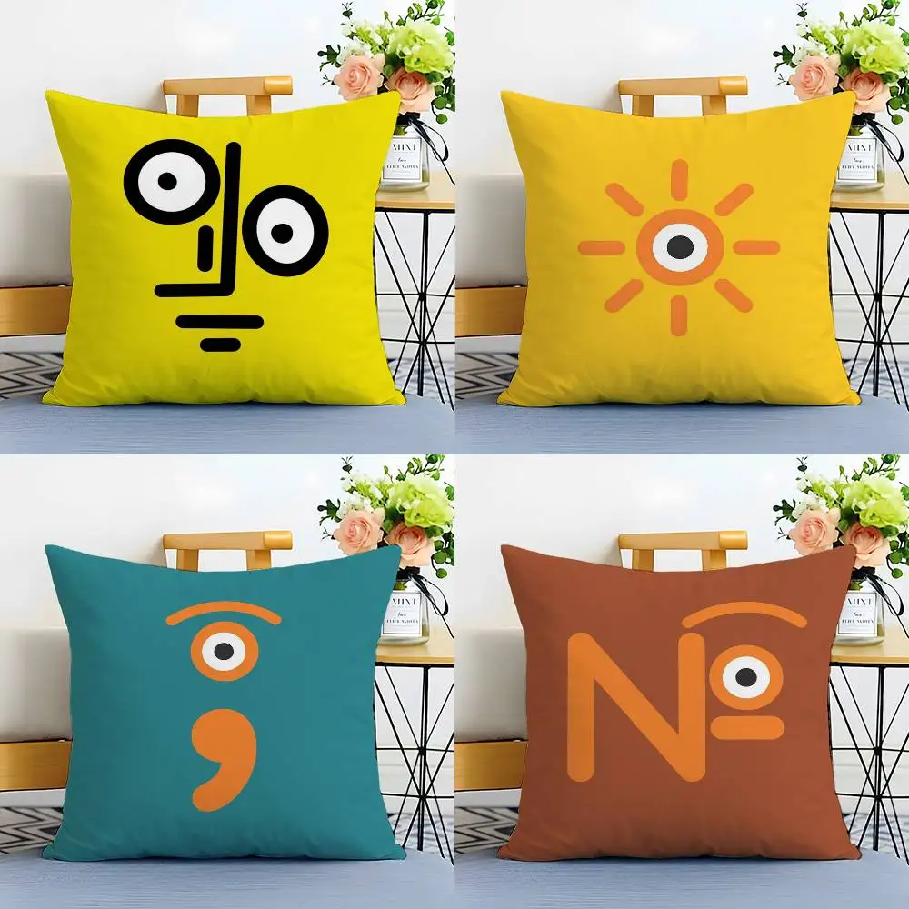 Aesthetic Art J-Jean-Jullien Pillow Case Anti-dustmite Pillo