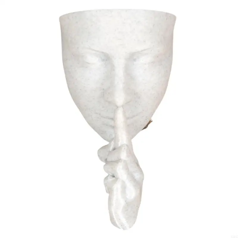 Unique Wall Mounted Face Planter Wall Decoration Flower Pot for Indoor and Outdoor Decoration X3UC