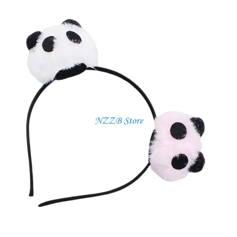 T21F Panda Charm Hairbands Photo Props Panda Baskbands Party Fun Headpiece