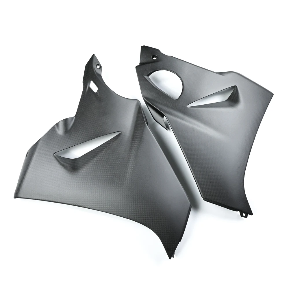 100% Pre-preg Autoclave Dry Carbon Fiber Motorcycle Body Fairing Large Side Panel Fairing for Panigale V2 2025 2026